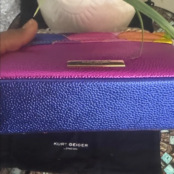 Kurt Geiger Rainbow Quilted Shoulder Bag, Mini - Picture 14 of 17